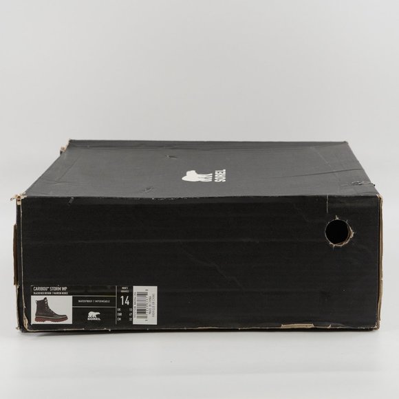 Sorel Men's Caribou Storm WP 'Blackened Brown' NM3964-205 size 14 - Picture 9 of 9